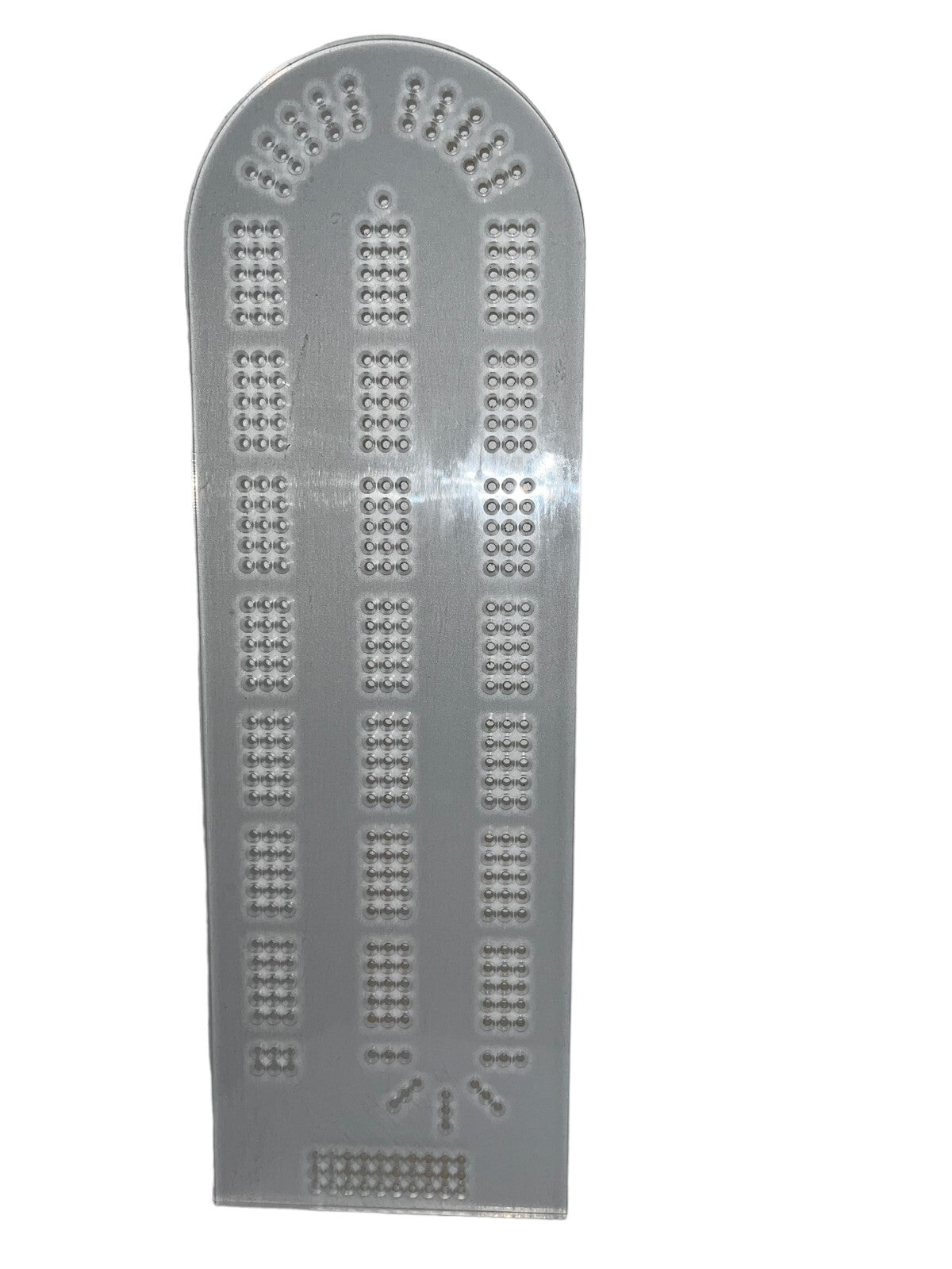 Cribbage Board Template  3-Lane  1/4 inch Acrylic   MADE IN USA