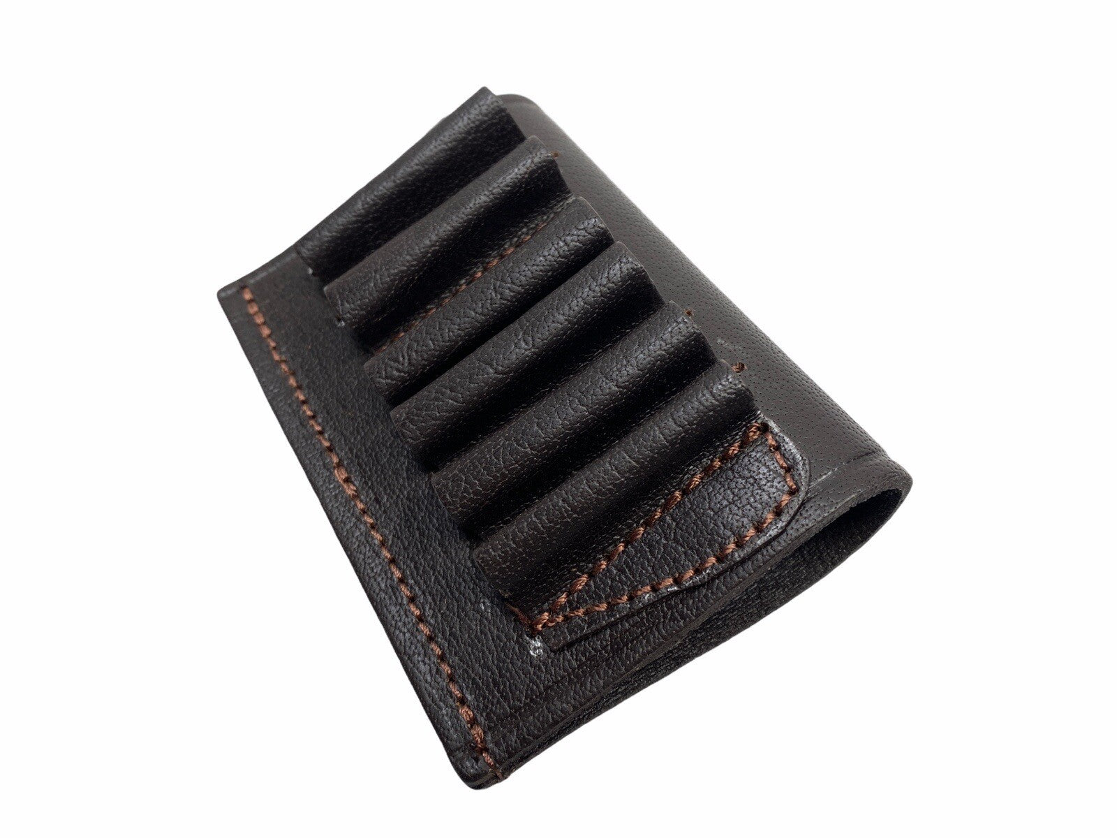410 Shotgun Shell Holder Brown Leather   -  Free Shipping