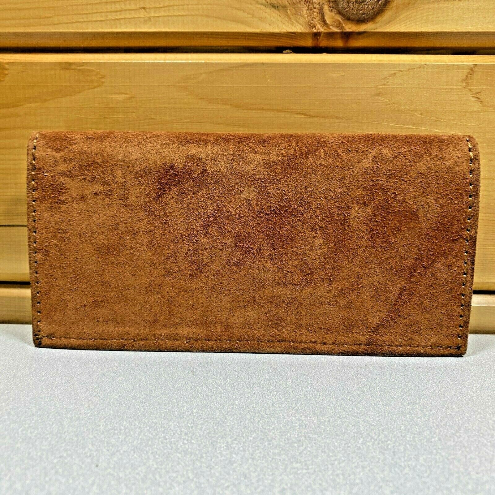 Leather 10 Gauge Ammo Holder Brown Suede Leather NEW