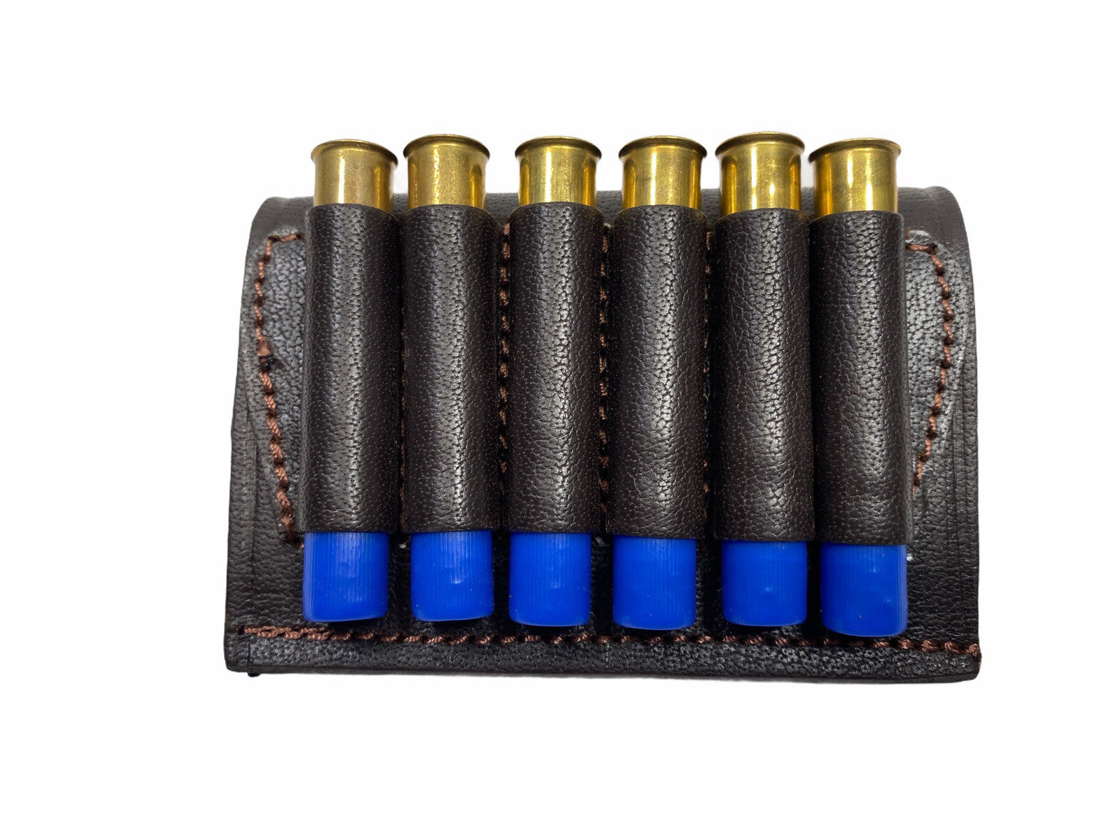 410 Shotgun Shell Holder Brown Leather   -  Free Shipping
