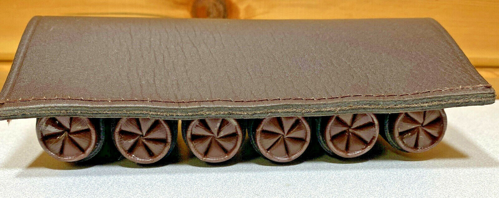 Leather 10 Gauge Ammo Holder Brown Leather NEW