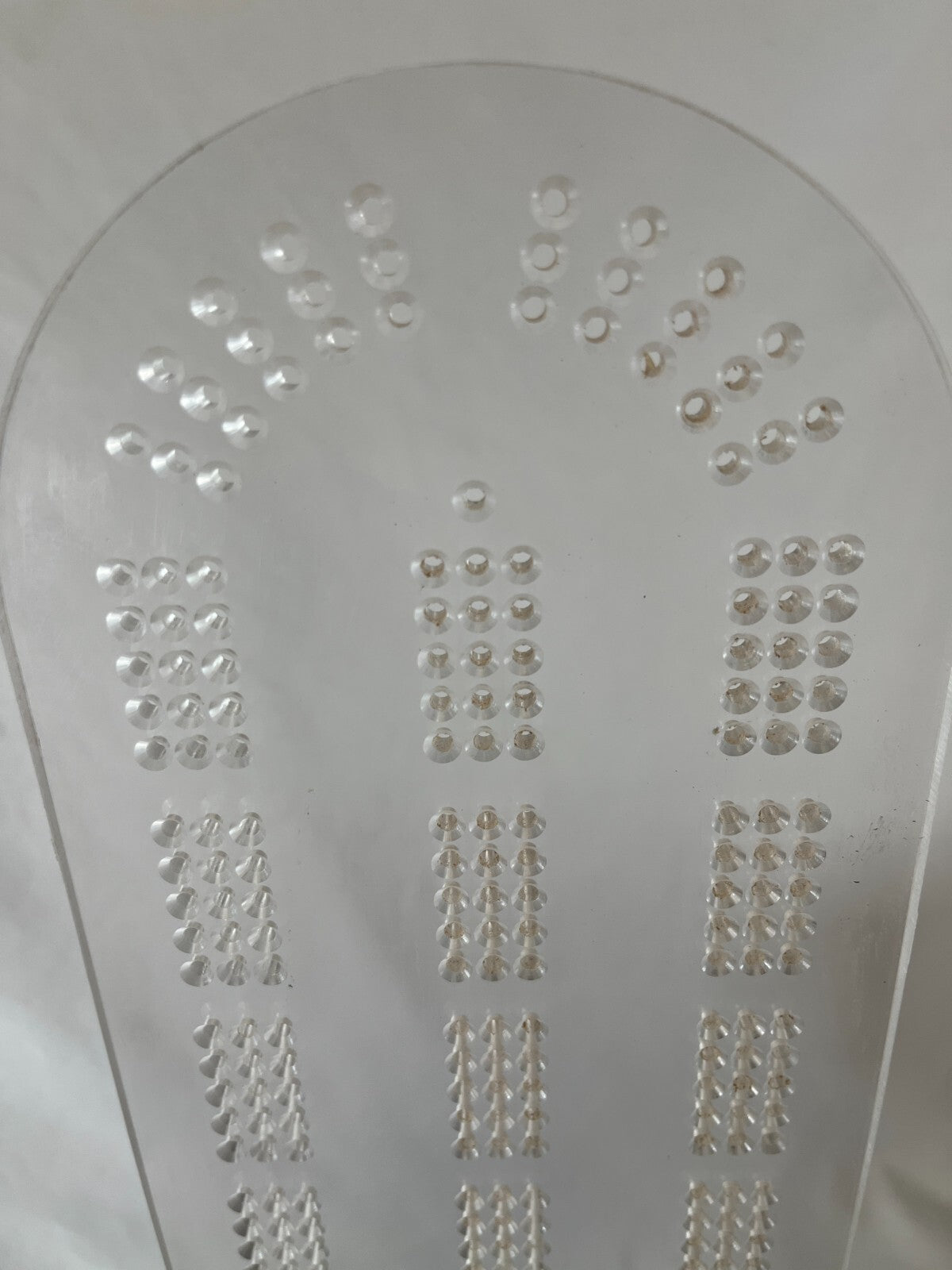 Cribbage Board Template  3-Lane  1/4 inch Acrylic   MADE IN USA