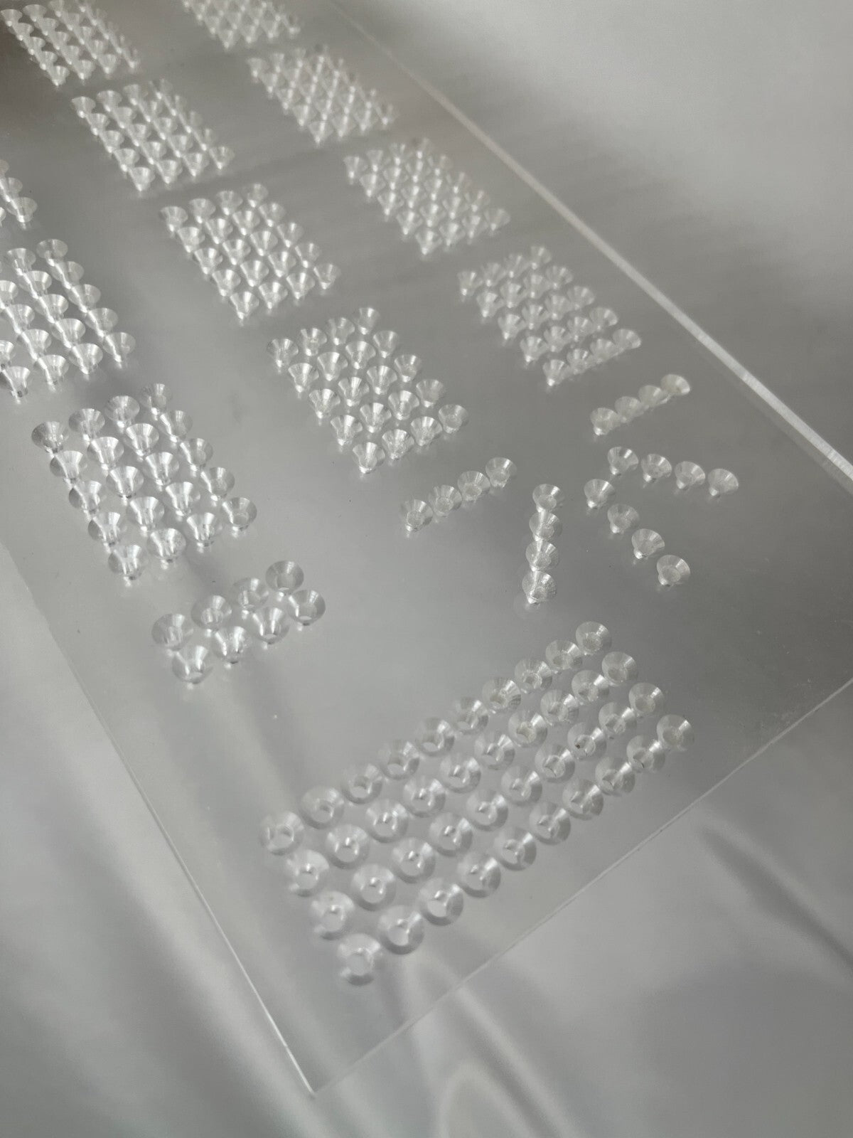 Cribbage Board Template  4-Track  1/4 inch Acrylic   MADE IN USA