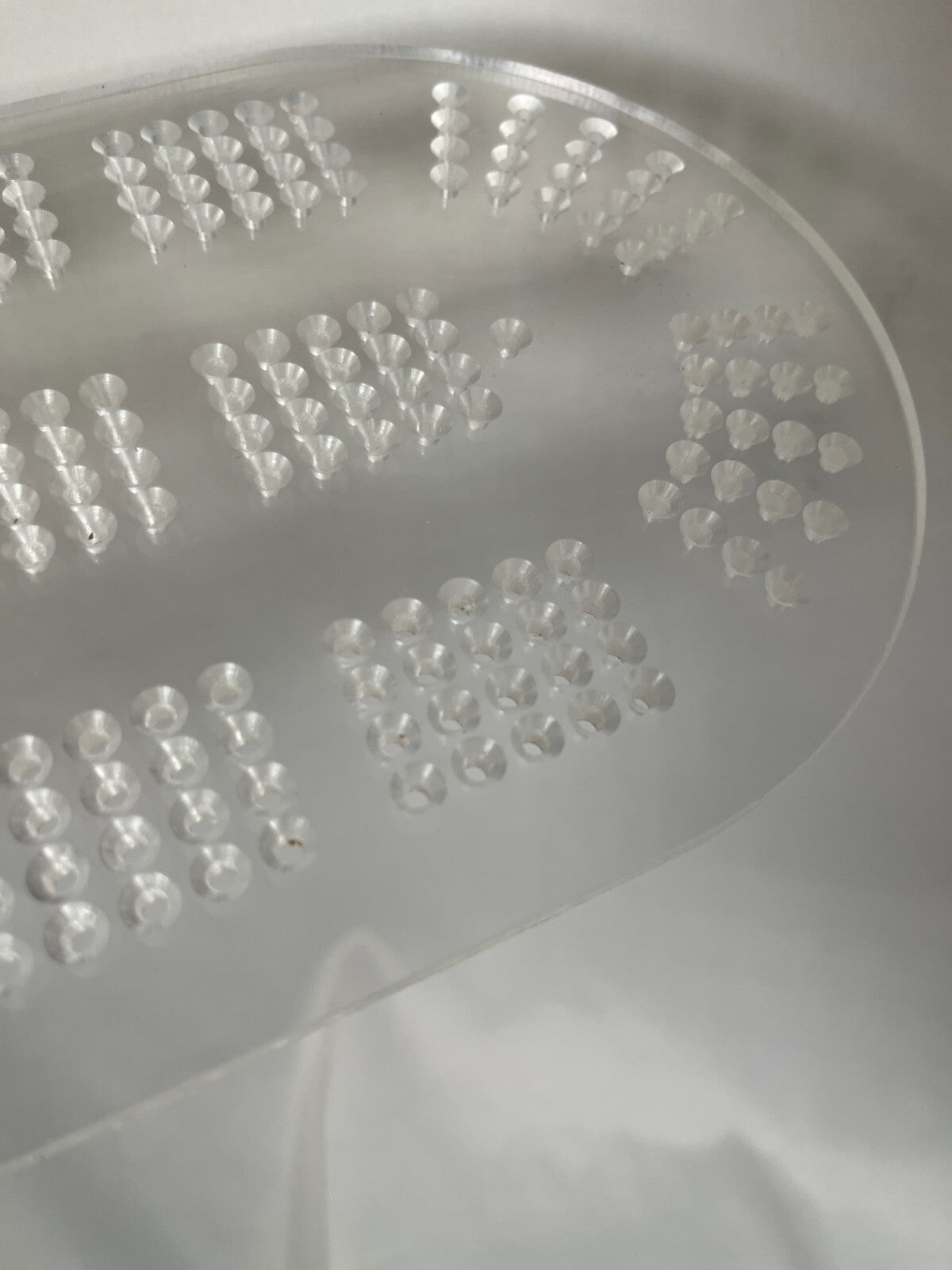 Cribbage Board Template  4-Track  1/4 inch Acrylic   MADE IN USA