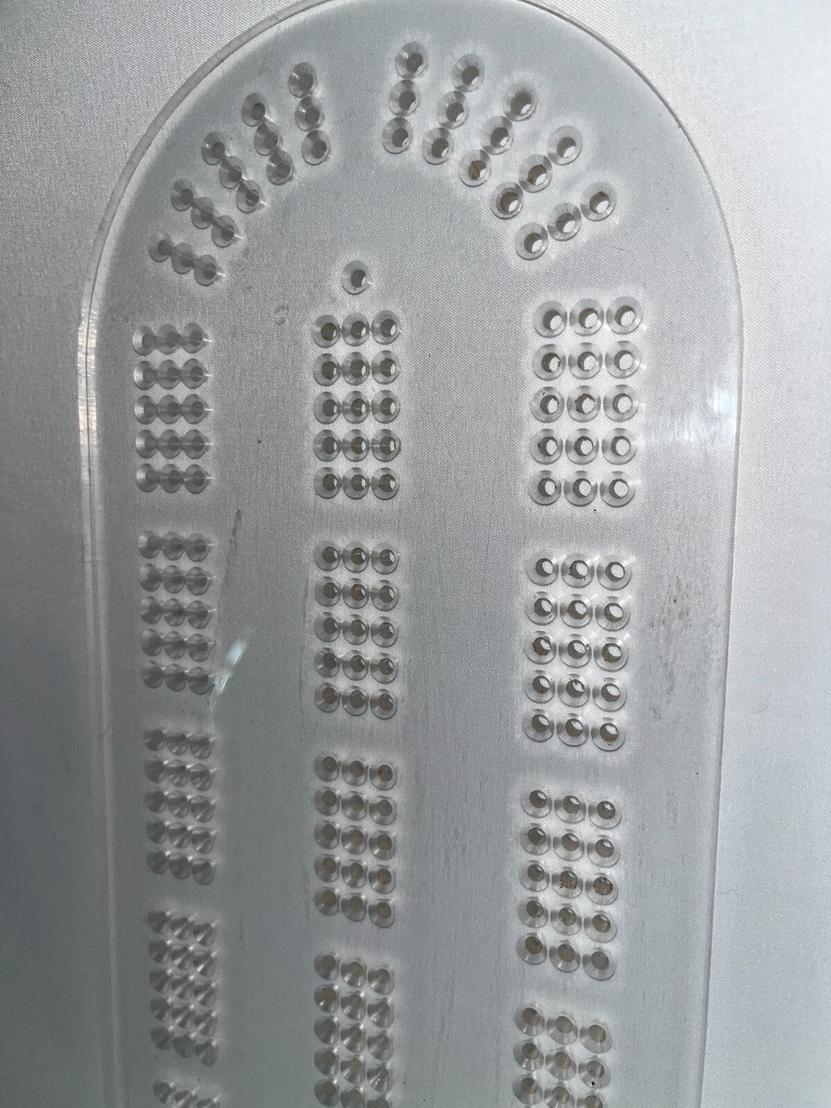 Cribbage Board Template 3Lane 1/4 inch Acrylic MADE IN USA Stafford