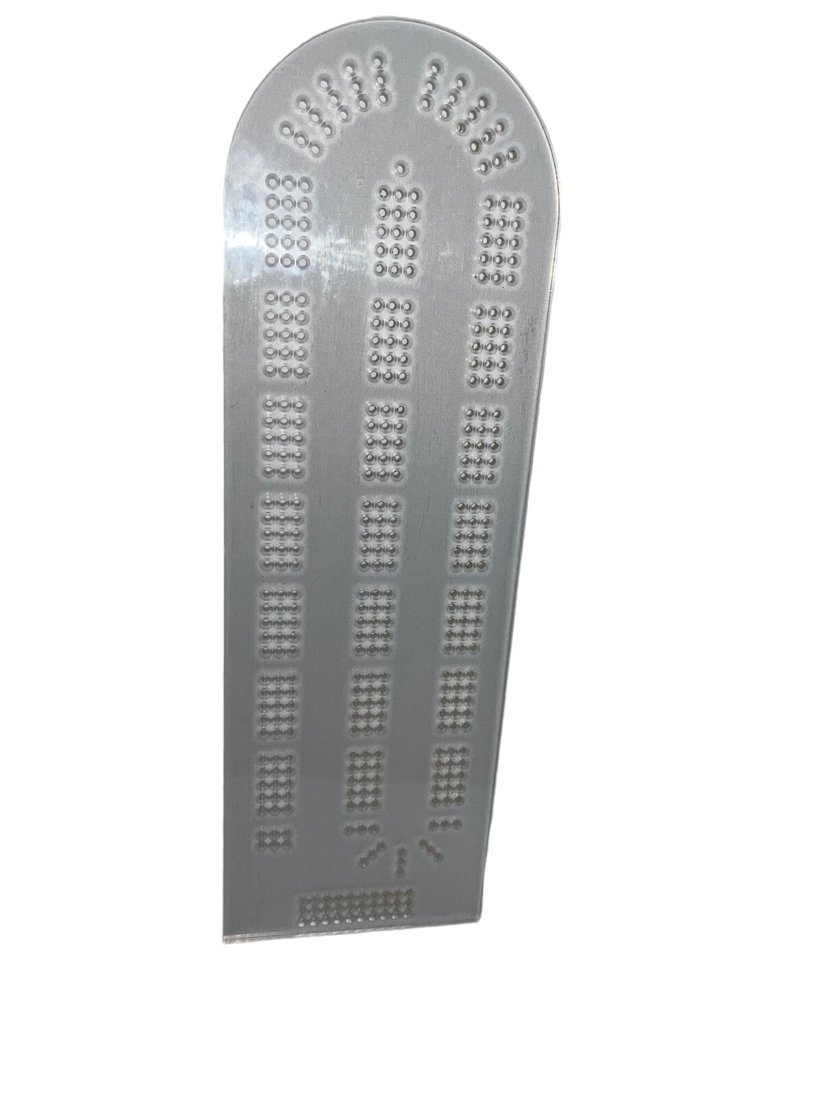 Cribbage Board Template  3-Lane  1/4 inch Acrylic   MADE IN USA