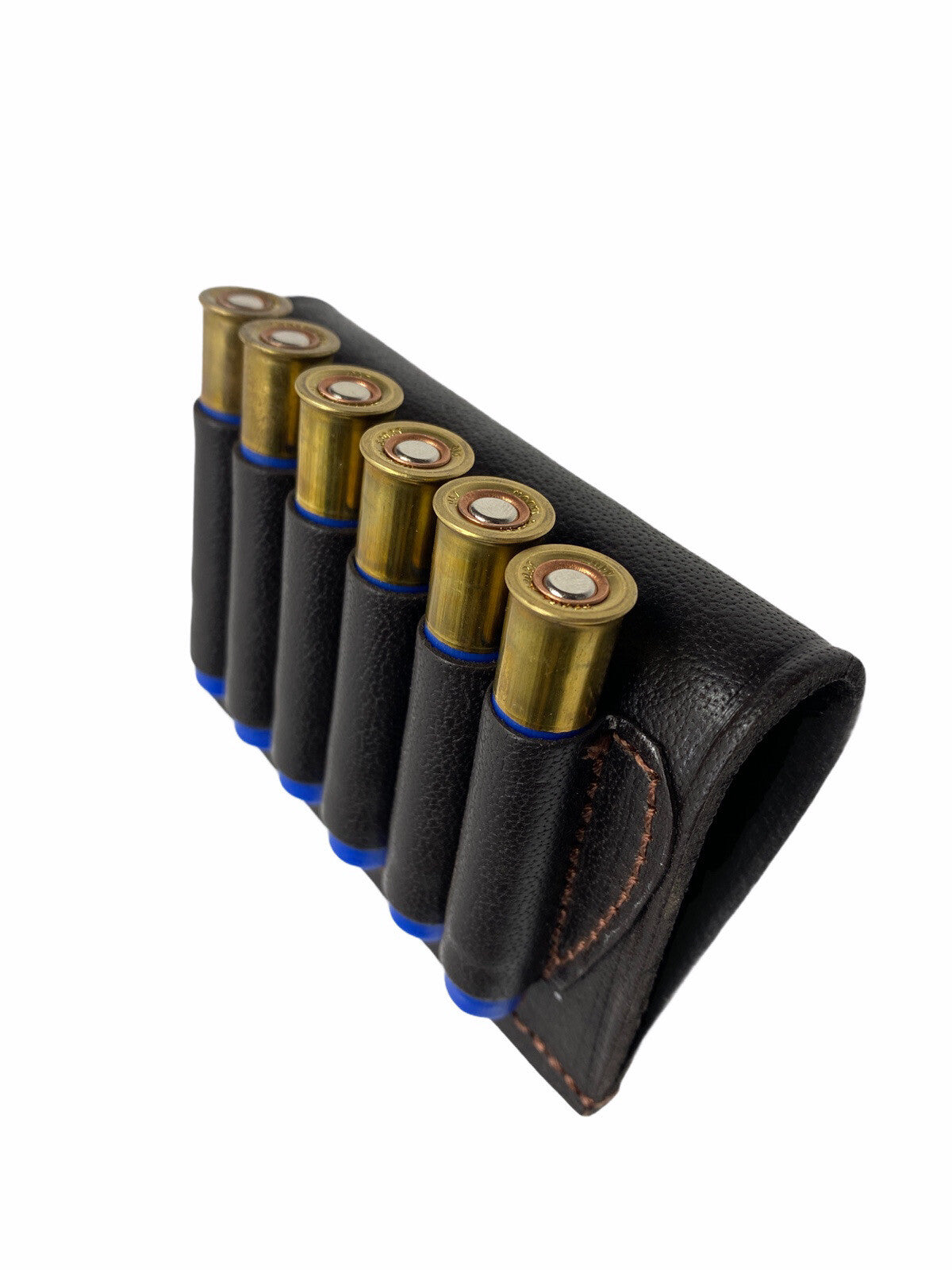 410 Shotgun Shell Holder Brown Leather   -  Free Shipping