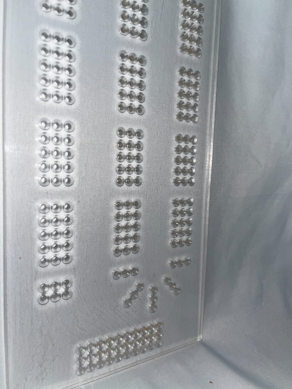 Cribbage Board Template  3-Lane  1/4 inch Acrylic   MADE IN USA