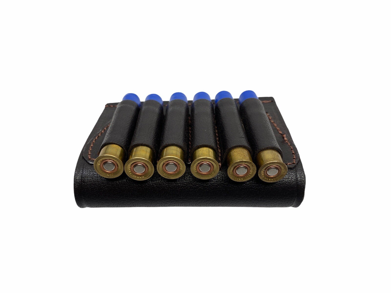 410 Shotgun Shell Holder Brown Leather   -  Free Shipping