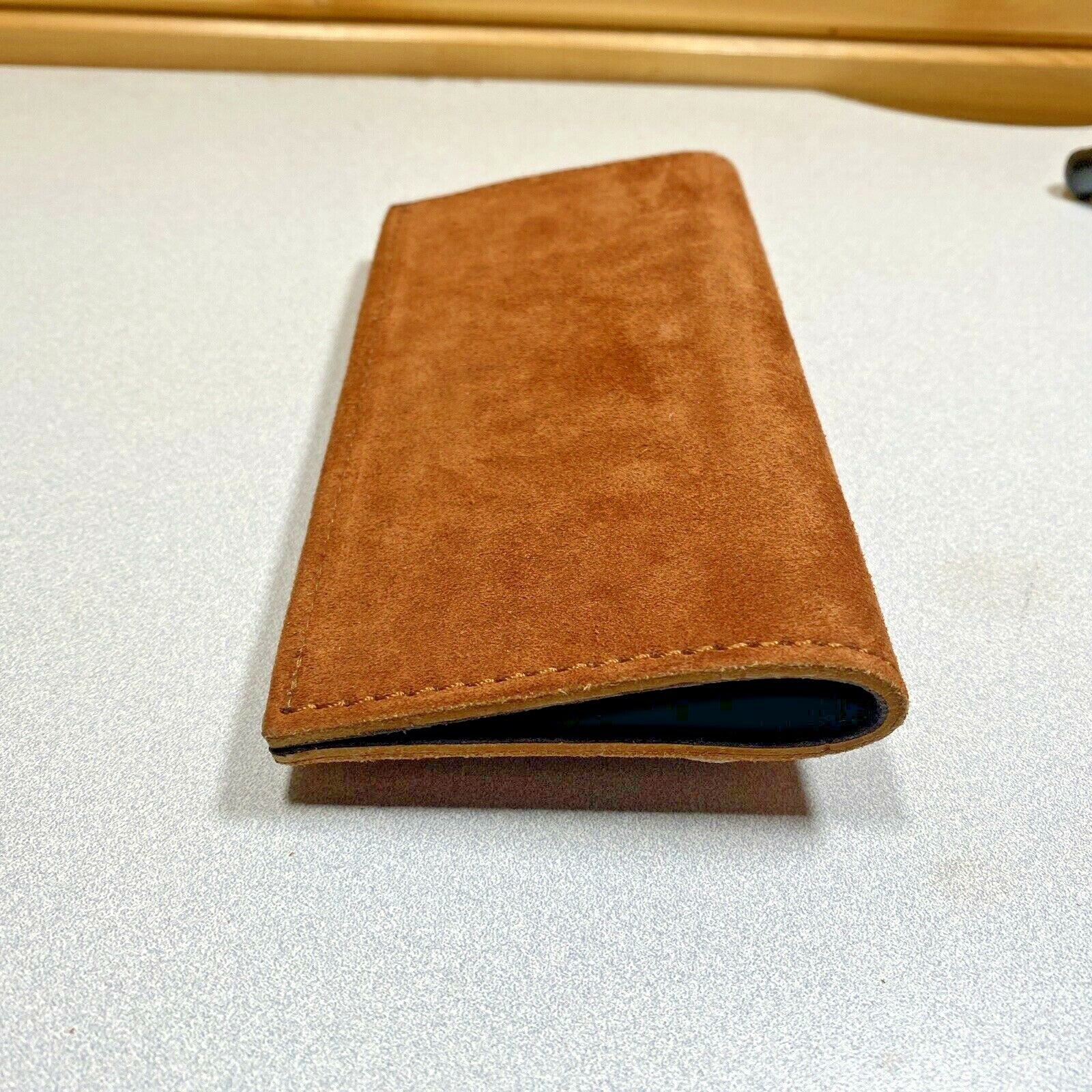 Leather 10 Gauge Ammo Holder Brown Suede Leather NEW