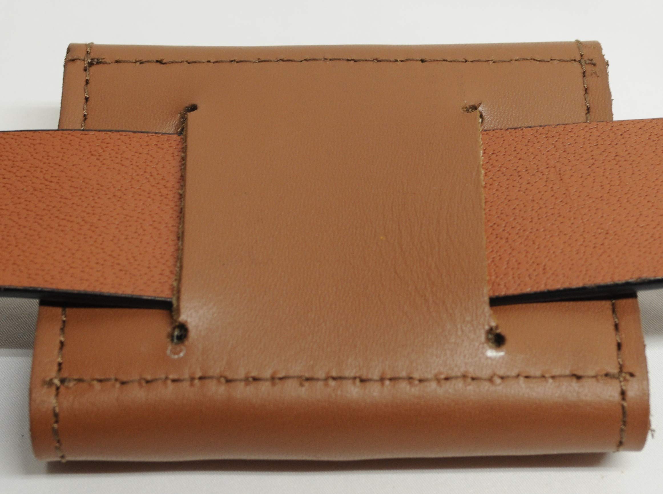 410 Gauge Shotgun Shell Pouch for Belt Tan Leather