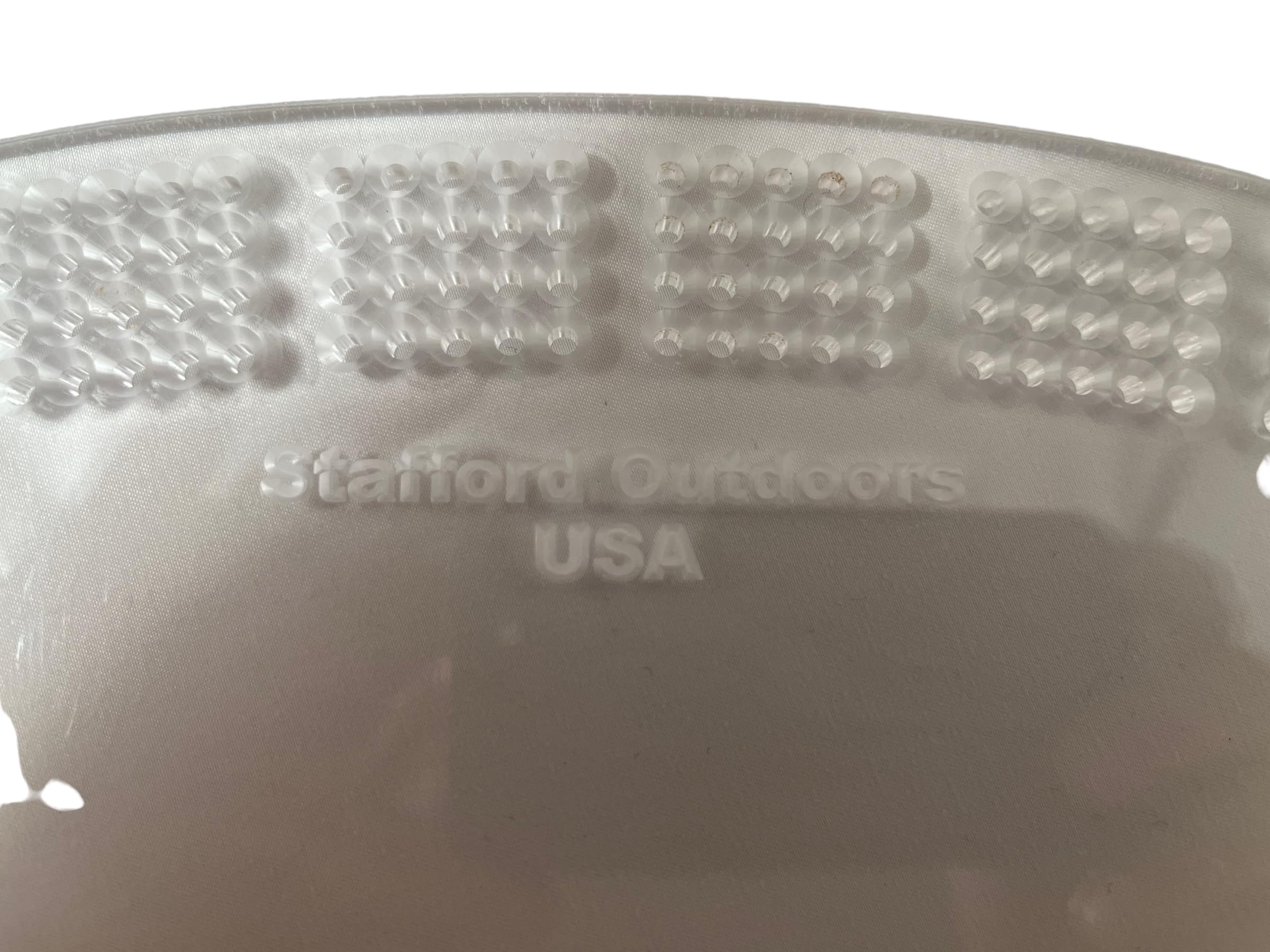 OVAL CRIBBAGE BOARD TEMPLATE - 4 Lane USA