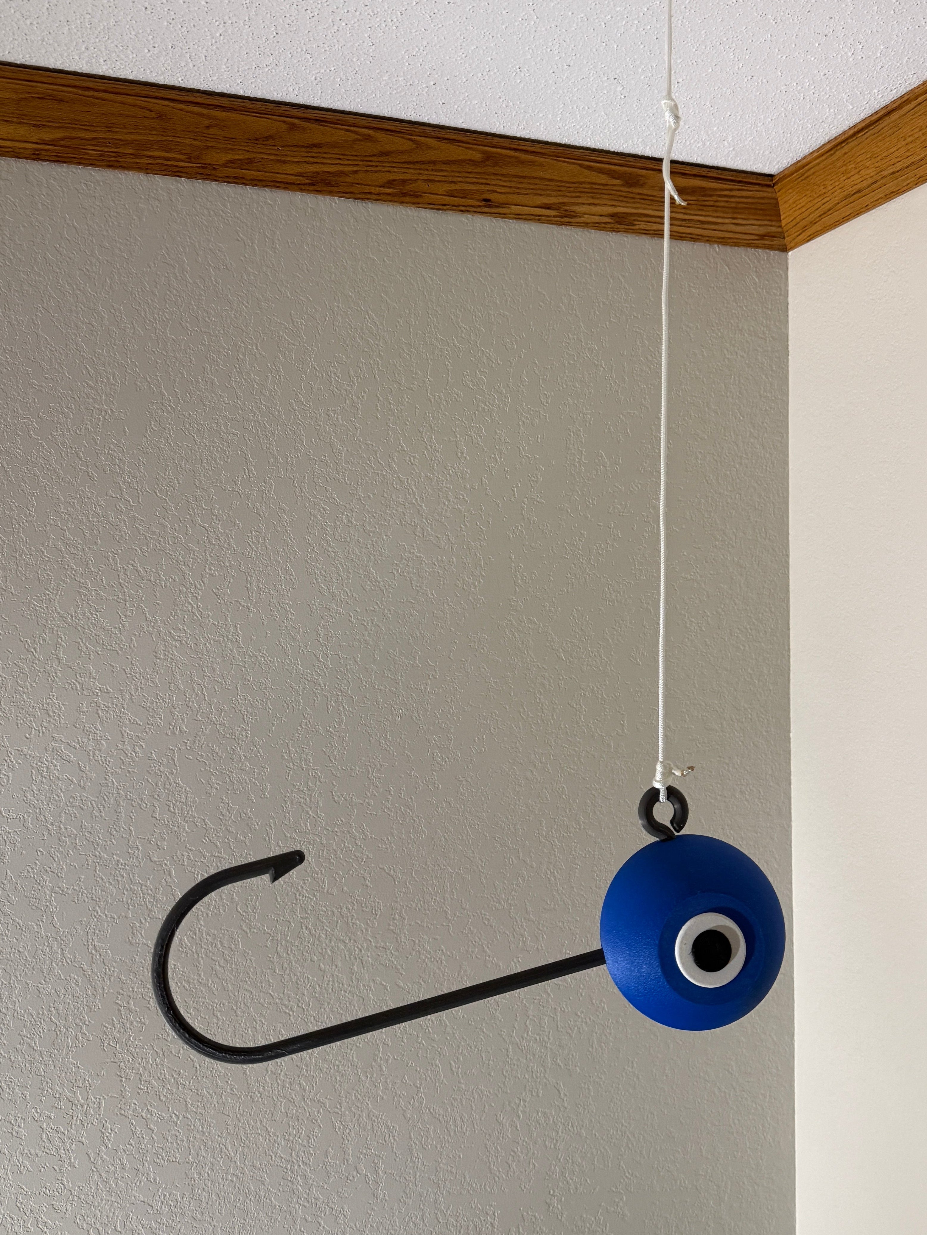 Oversized Decorative Fishing Jig For Home Decor