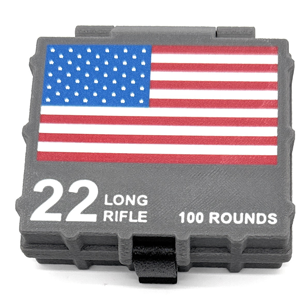 22LR Ammo Box with Patriotic American Flag
