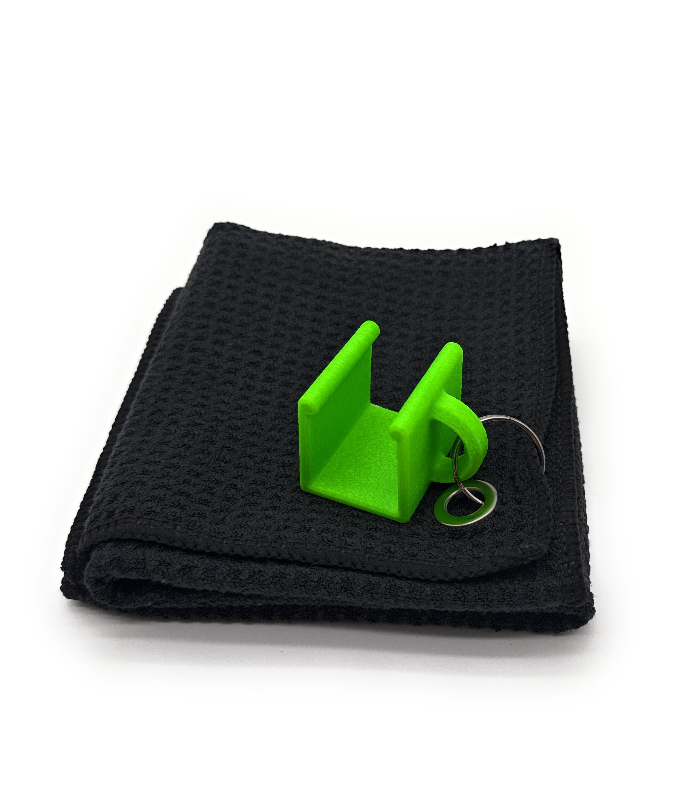 Towel and mount for golf Cart