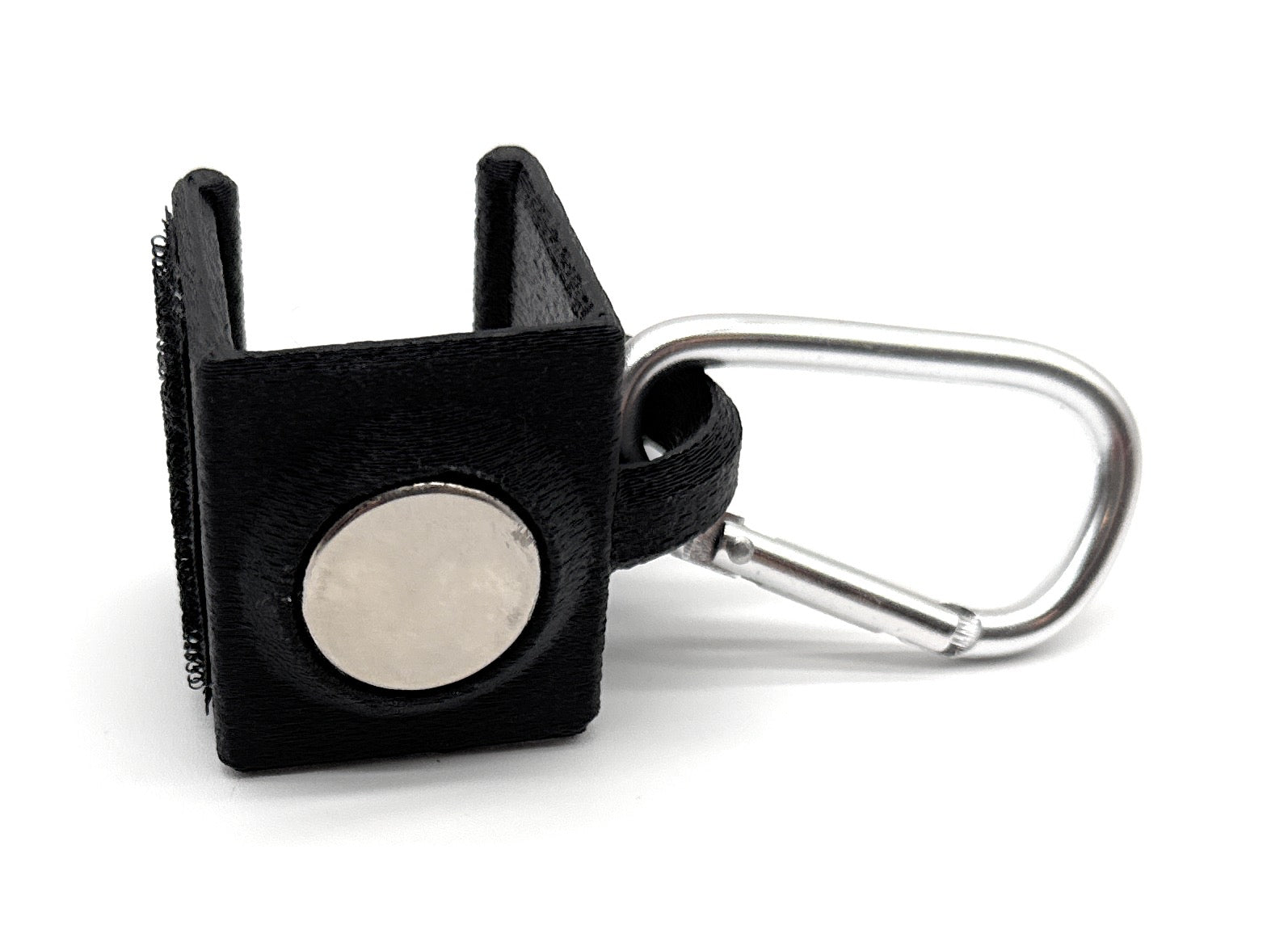 Magnetic Accessory Clip  with Carabiner for 1-1/8 inch Golf Cart Roof Support