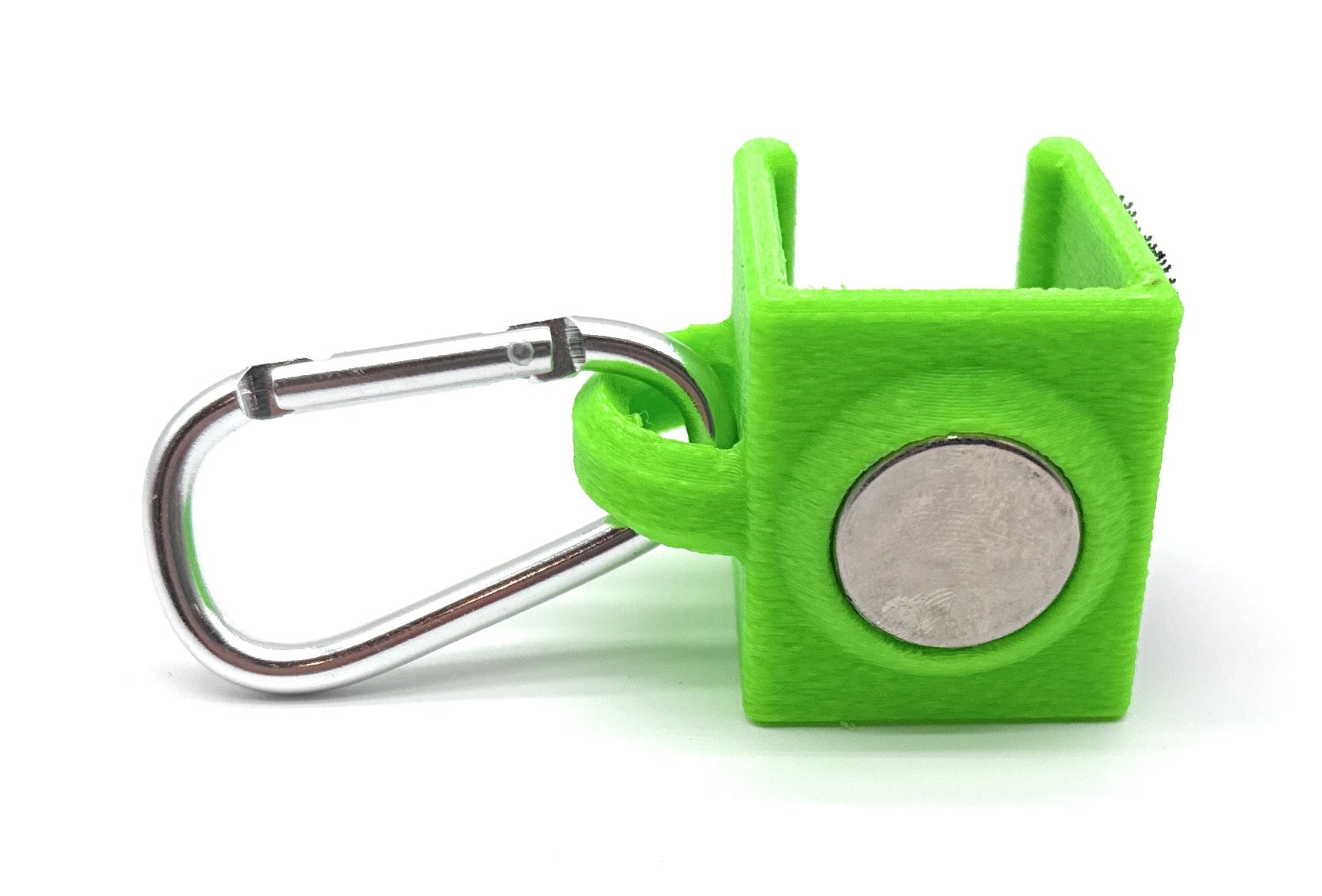 Magnetic Accessory Clip  with Carabiner for 1-1/8 inch Golf Cart Roof Support