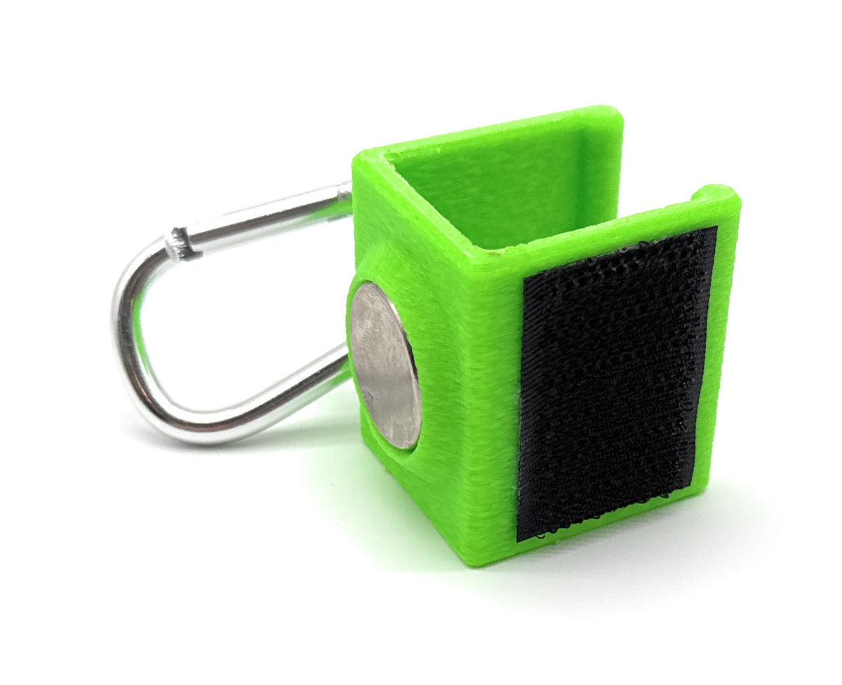 Magnetic Accessory Clip  with Carabiner for 1-1/8 inch Golf Cart Roof Support
