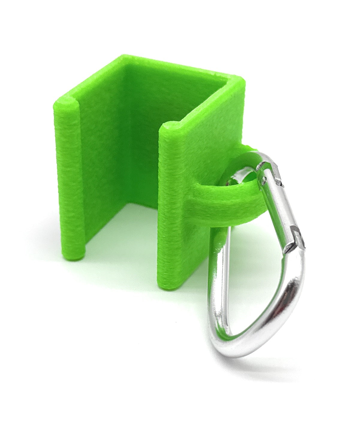 Magnetic Accessory Clip  with Carabiner for 1-1/8 inch Golf Cart Roof Support