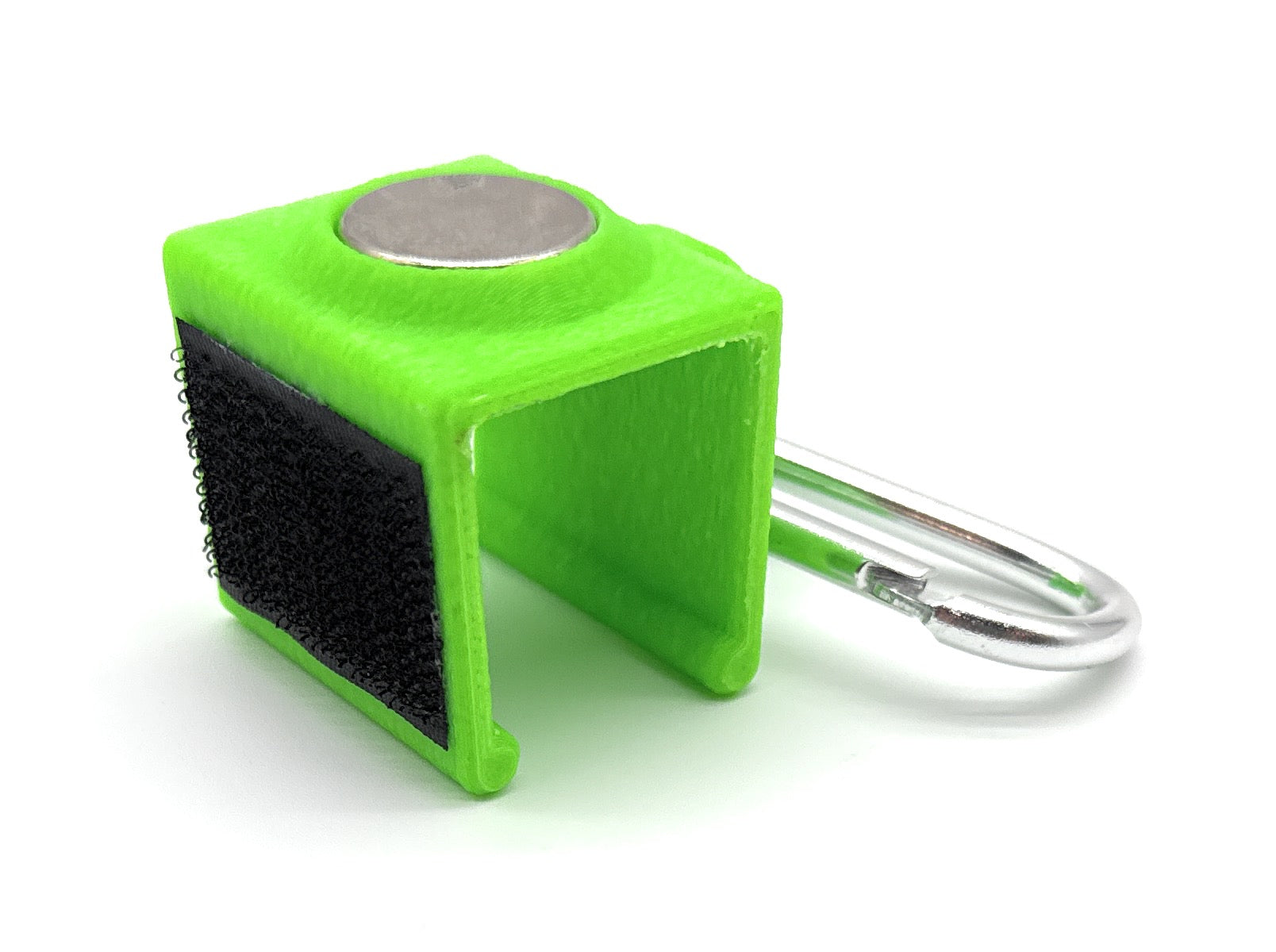 Magnetic Accessory Clip  with Carabiner for 1-1/8 inch Golf Cart Roof Support