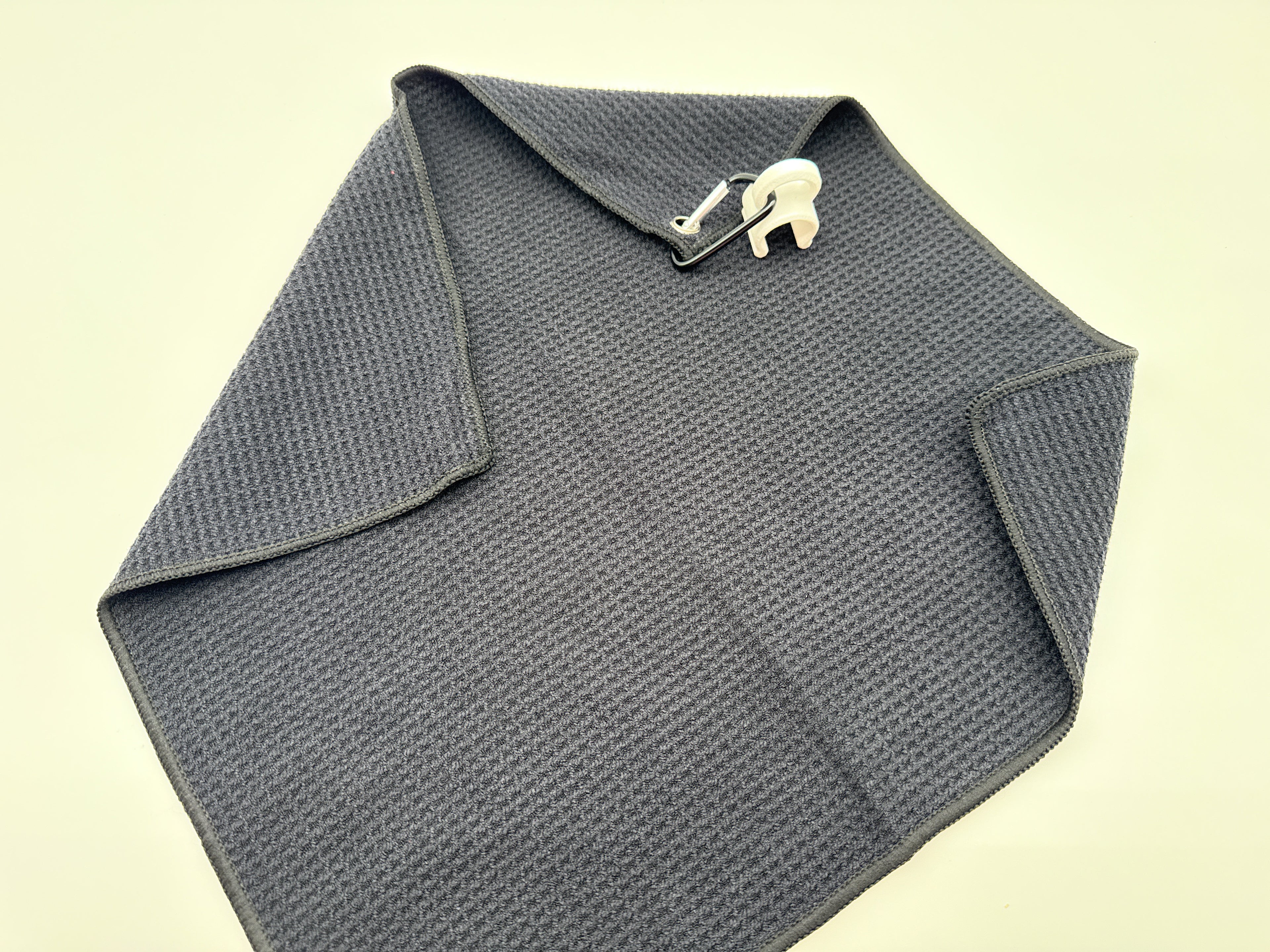 Towel and mount for clip 7/8 inch side rail on boat
