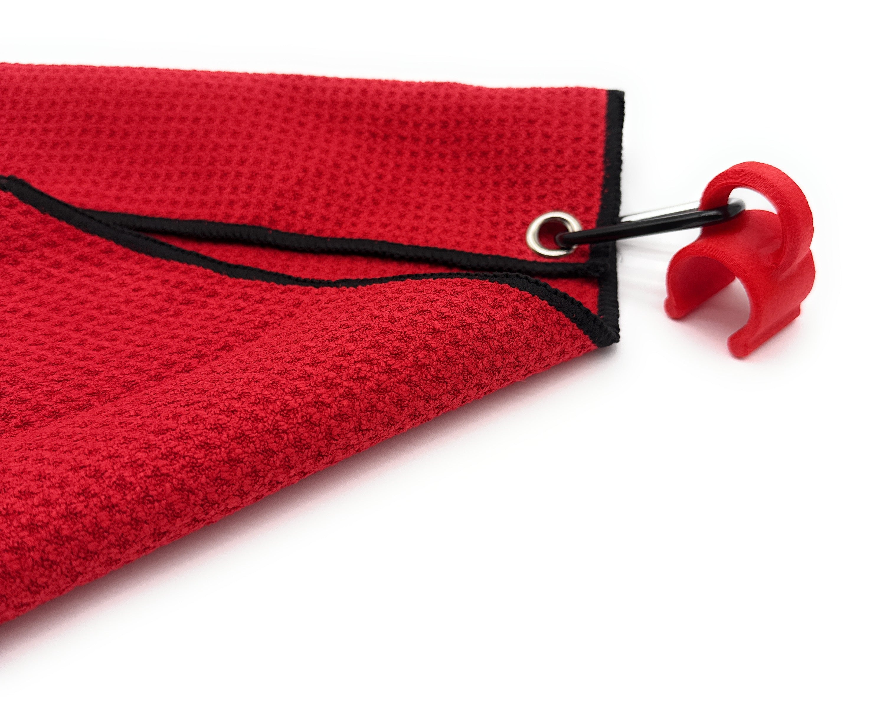 Towel and mount for clip 7/8 inch side rail on boat