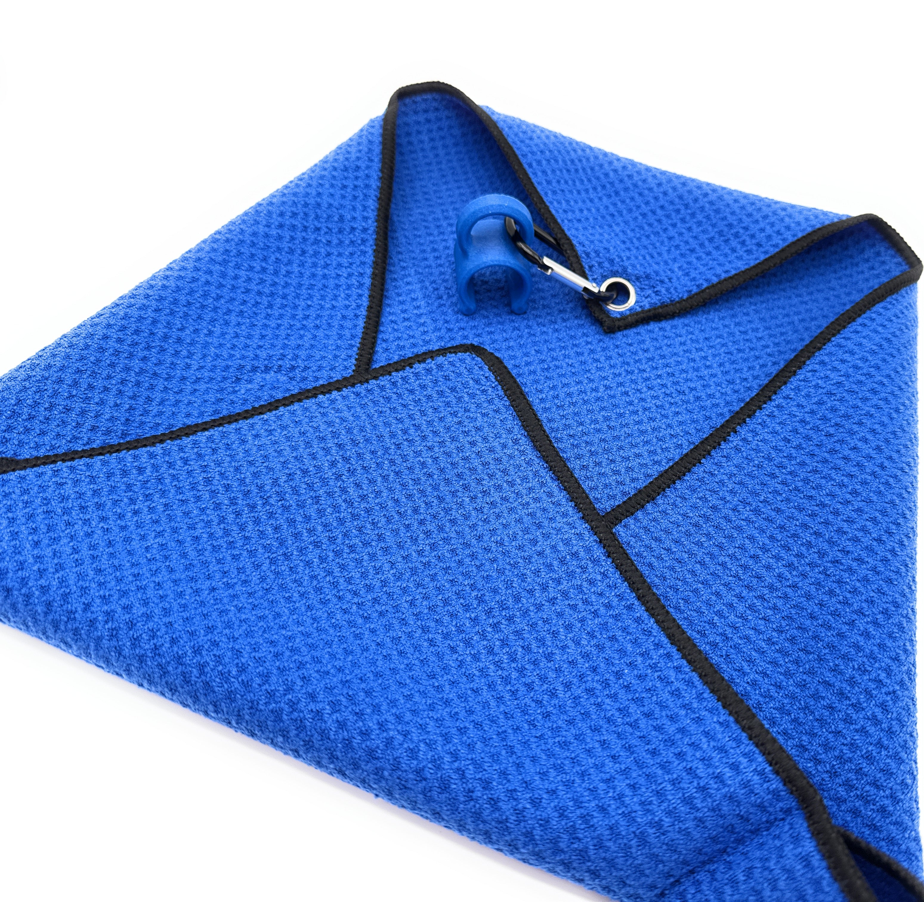 Towel and mount for clip 7/8 inch side rail on boat