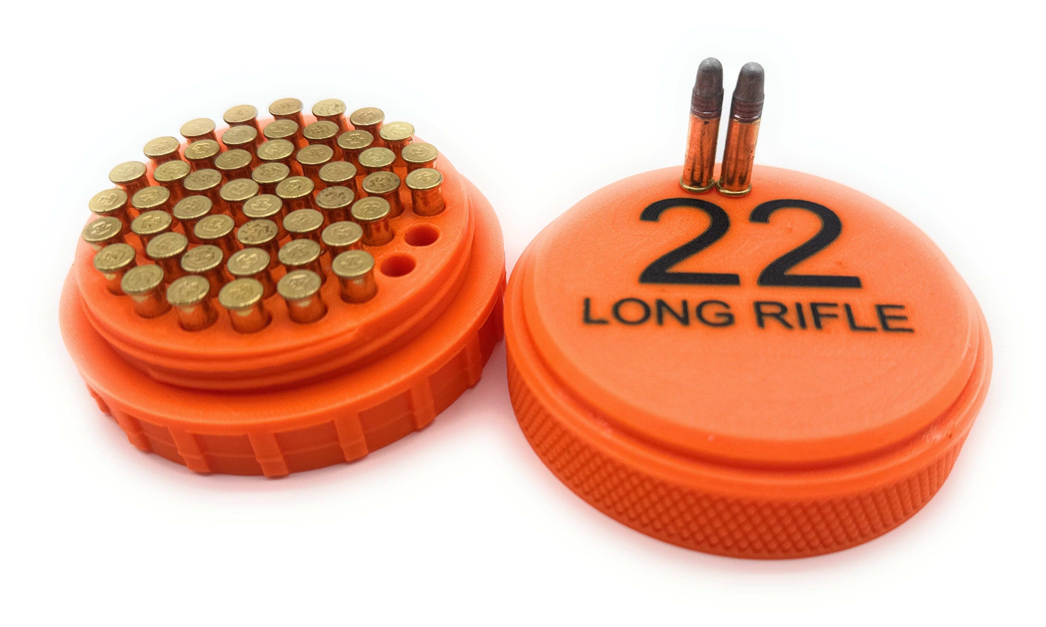 Deluxe Ammo Box For 22 Long Rifle     50 Rounds