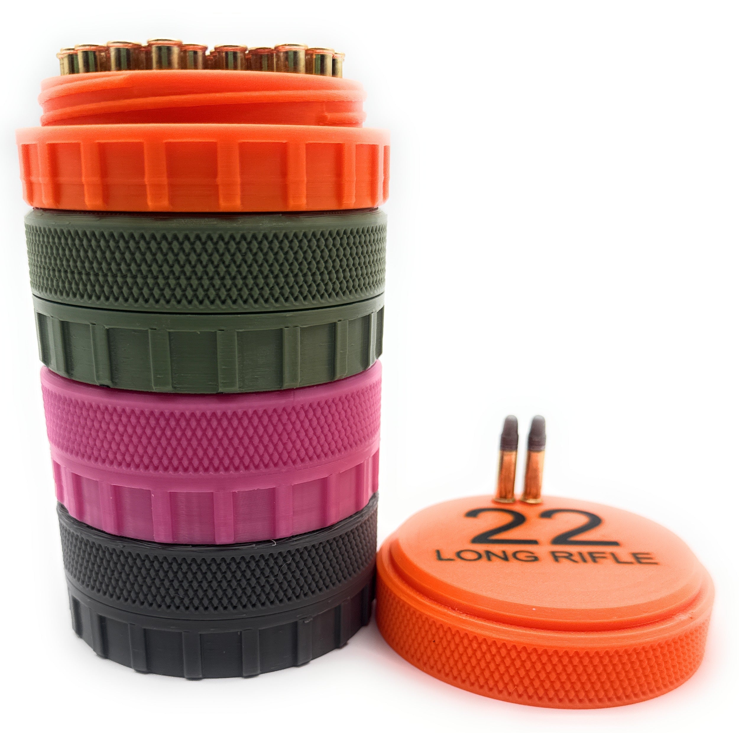 Deluxe Ammo Box For 22 Long Rifle     50 Rounds