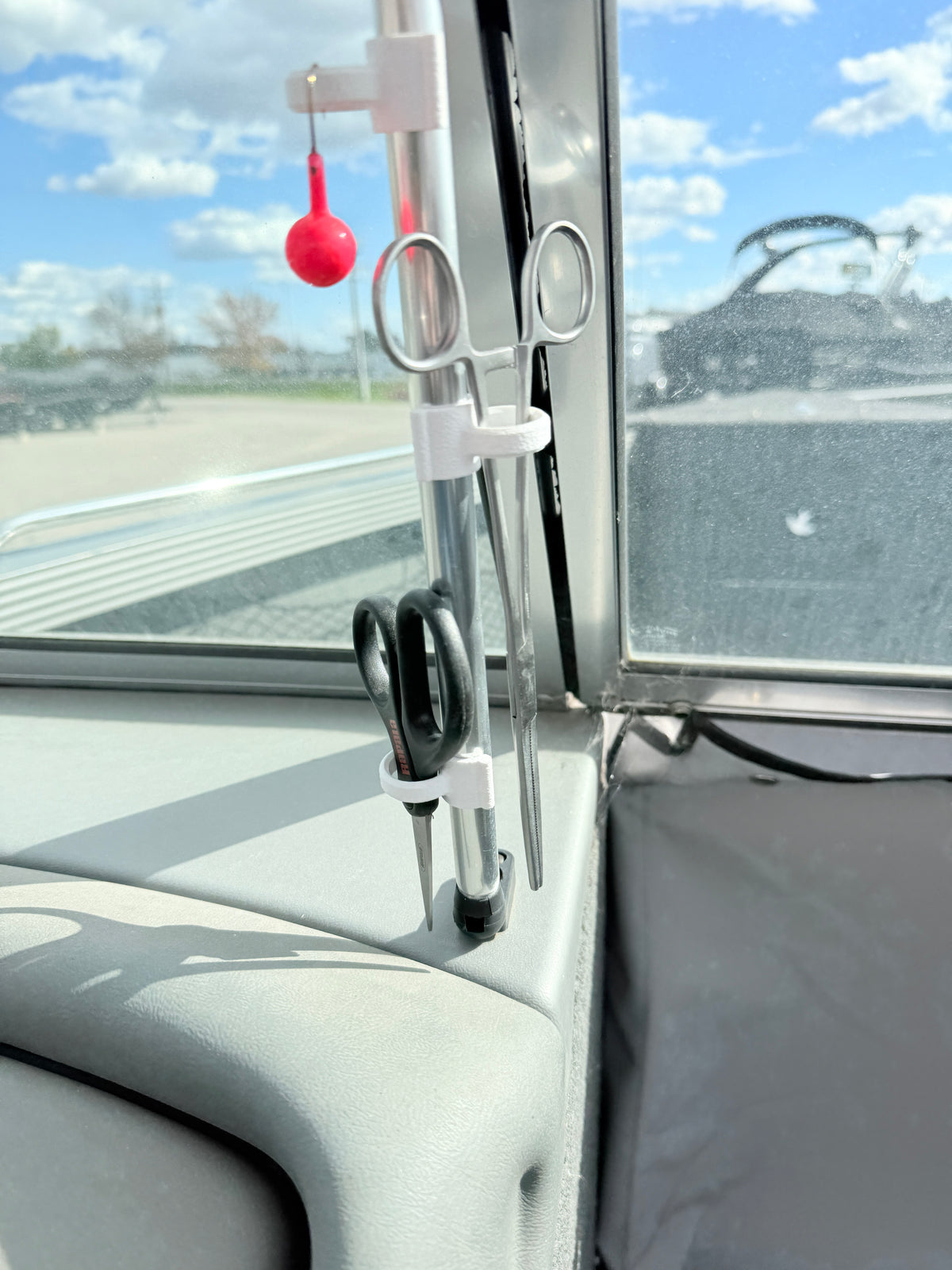 Boat Windshield Accessory Clip 6-Pack | 5/8" Strut Marine Tool Holder