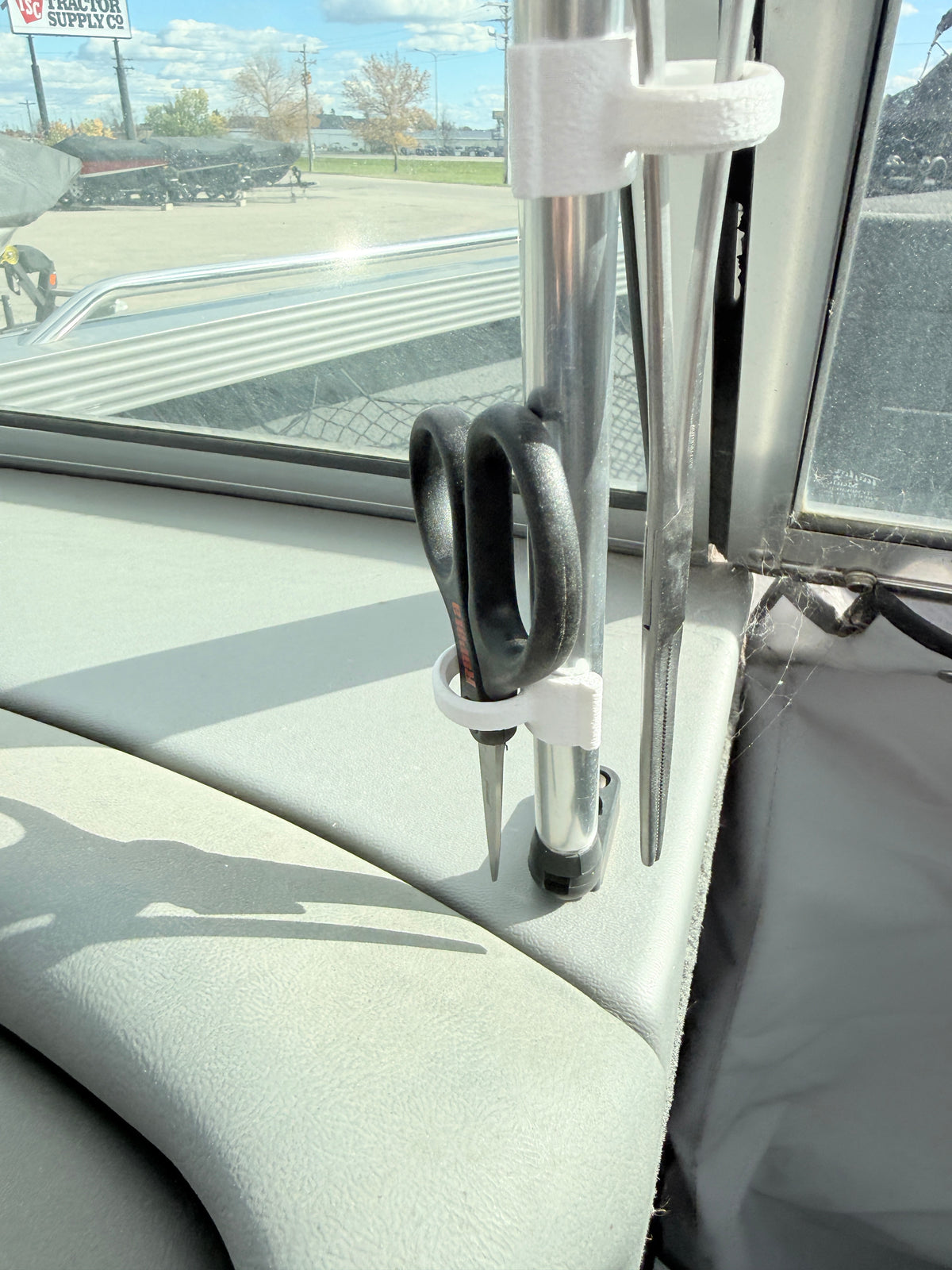 Boat Windshield Accessory Clip 6-Pack | 5/8" Strut Marine Tool Holder