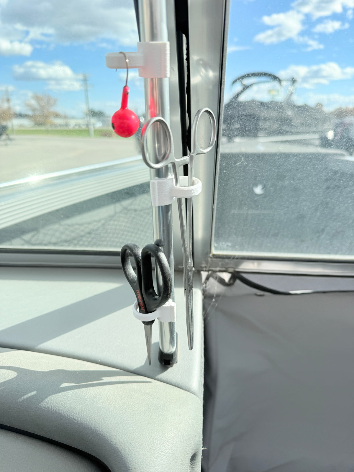 Boat Windshield Accessory Clip 6-Pack | 5/8" Strut Marine Tool Holder