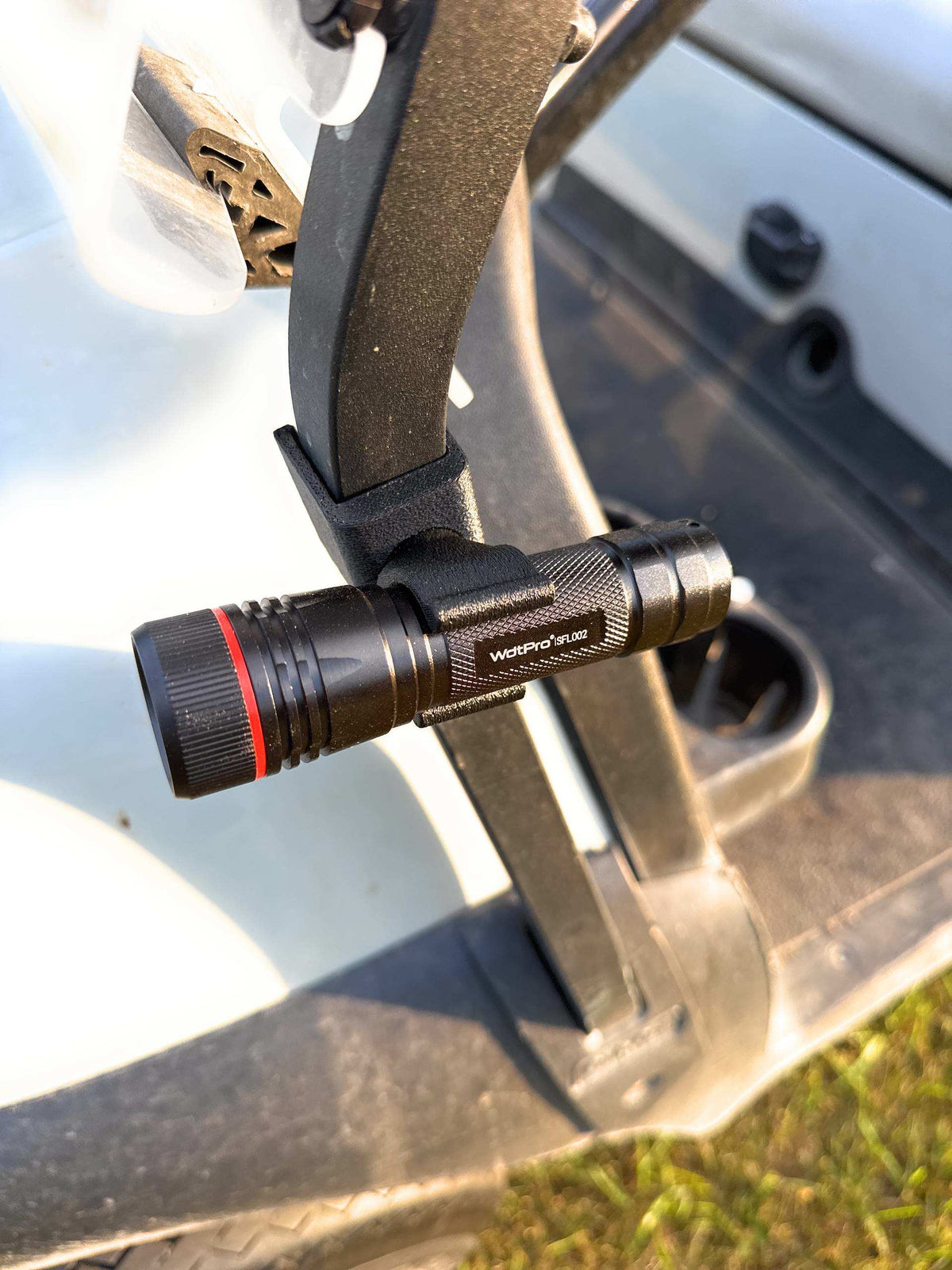 CartLight Golf Cart Flashlight Mount – 1-Inch Square Post Series   2 Pack