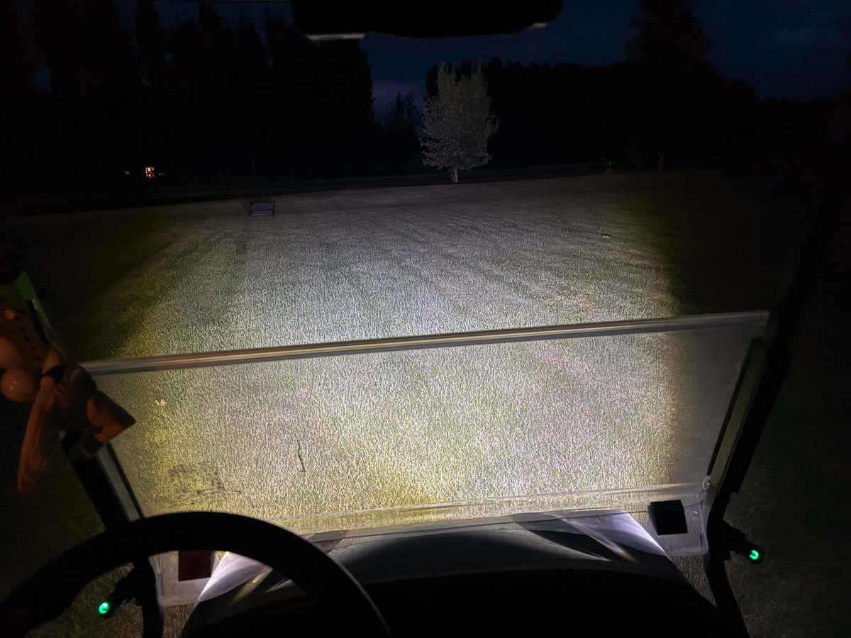 CartLight Golf Cart Flashlight Mount – 1-Inch Square Post Series   2 Pack