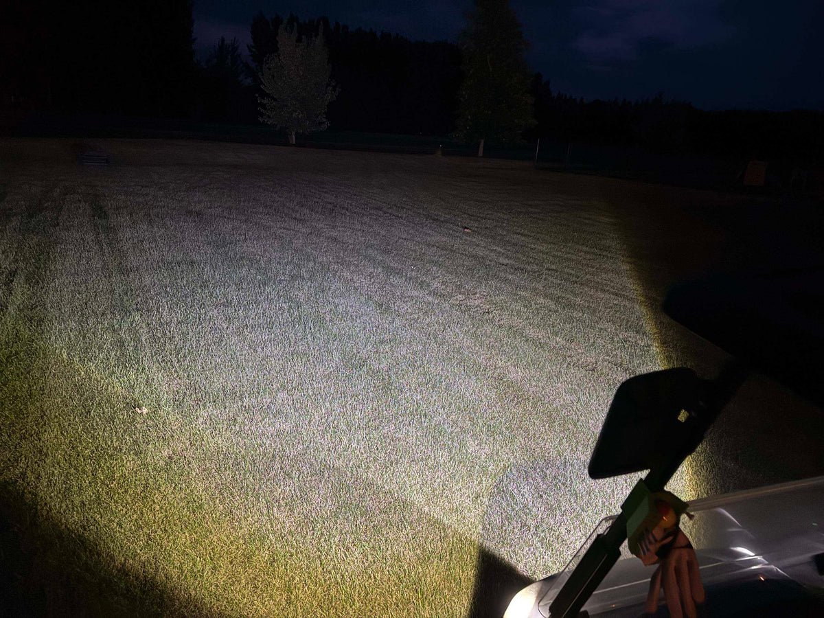 CartLight Golf Cart Flashlight Mount – 1-Inch Square Post Series   2 Pack